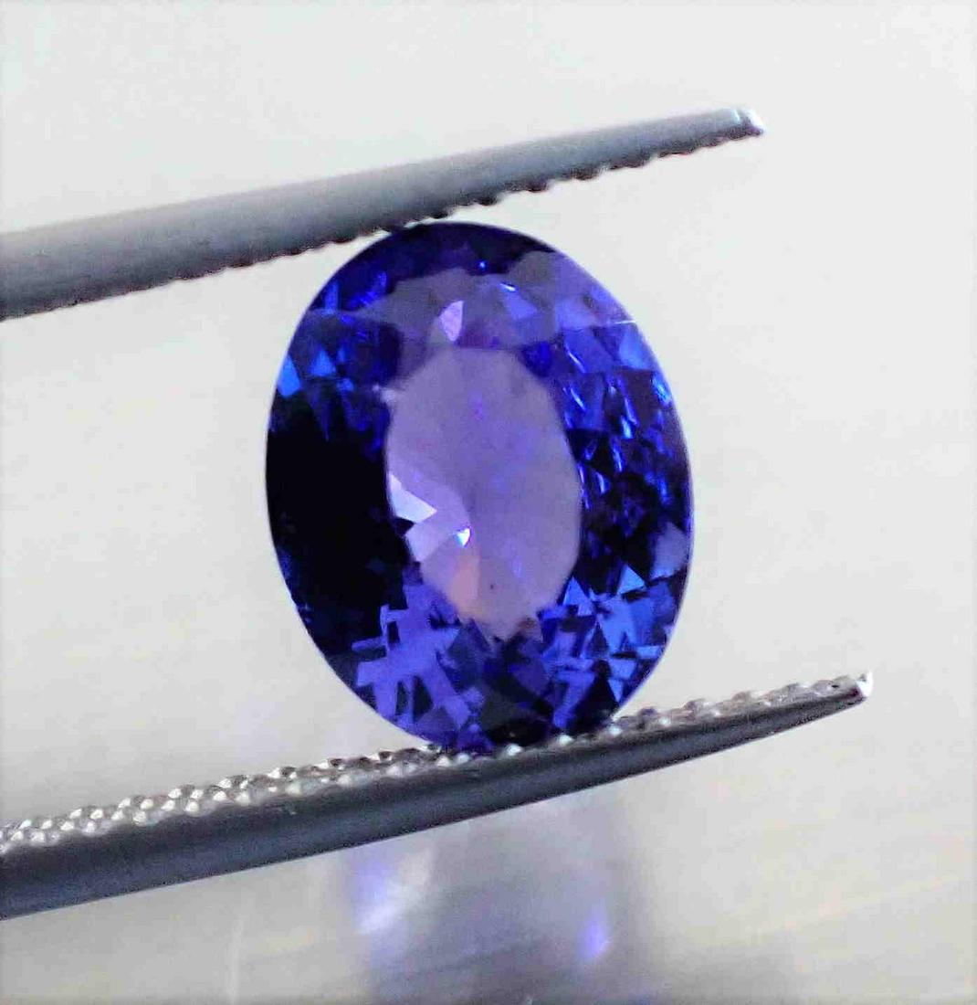 Tanzanite 7 x 9 mm Certified - 1.77 ct (1 of 8)