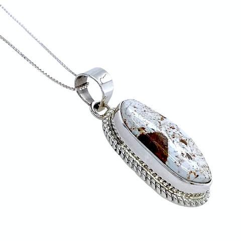 Navajo Dry Creek Turquoise Pendant Necklace (1 of 4)