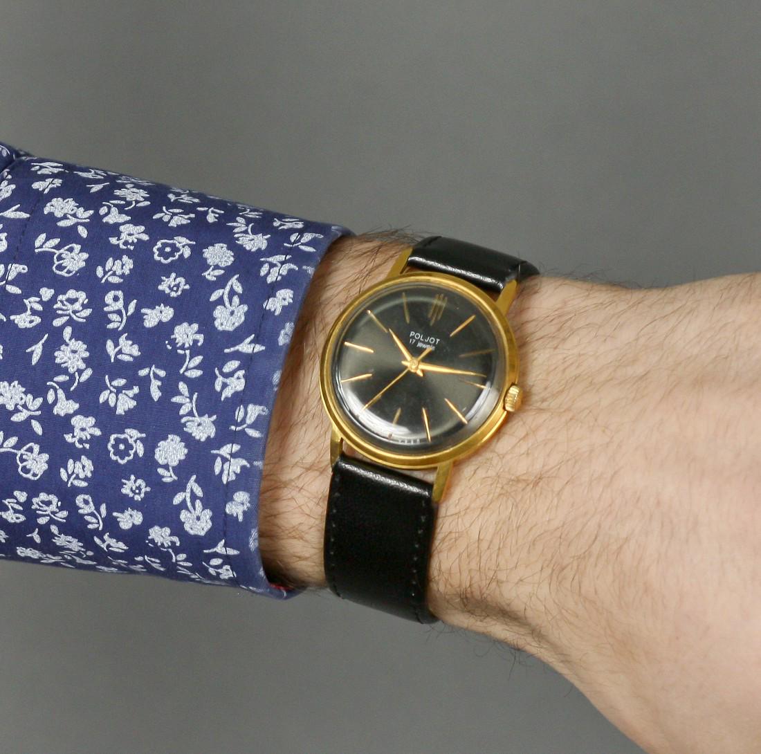 Vintage Wrist Watch Poljot / Rare Soviet Wrist Watch: Band material: Leather Gold, Stainless steel Poljot vintage men wrist watch russian antique unisex white USSR watches. Vintage watch Poljot, Soviet men's watch, watches for men, watch men, wrist watch