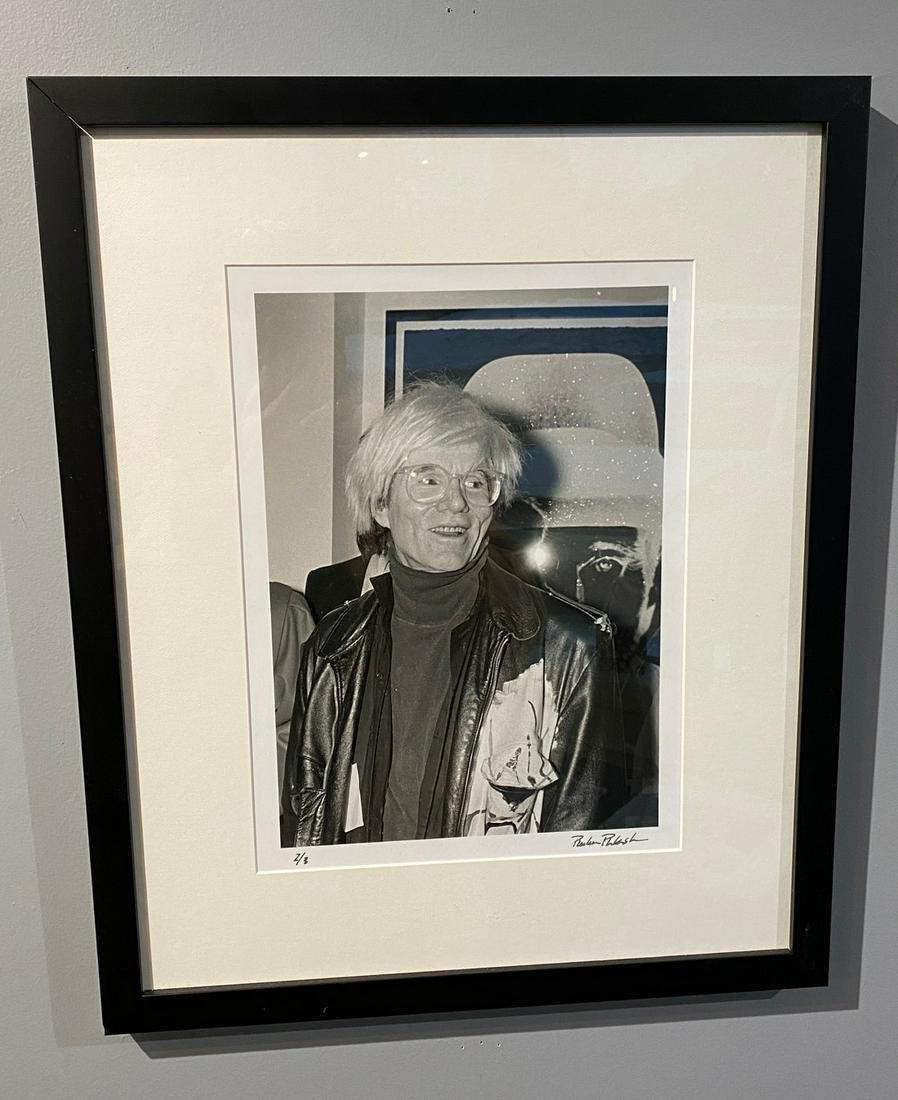 Warhol at Limelight Chicago: Title: Warhol at Limelight Chicago Artist: Phillin Phlash Description: Silver Gelatin Print signed and numbered limited edition print of Andy Warhol at the opening of the Limelight Club in Chicago. Da