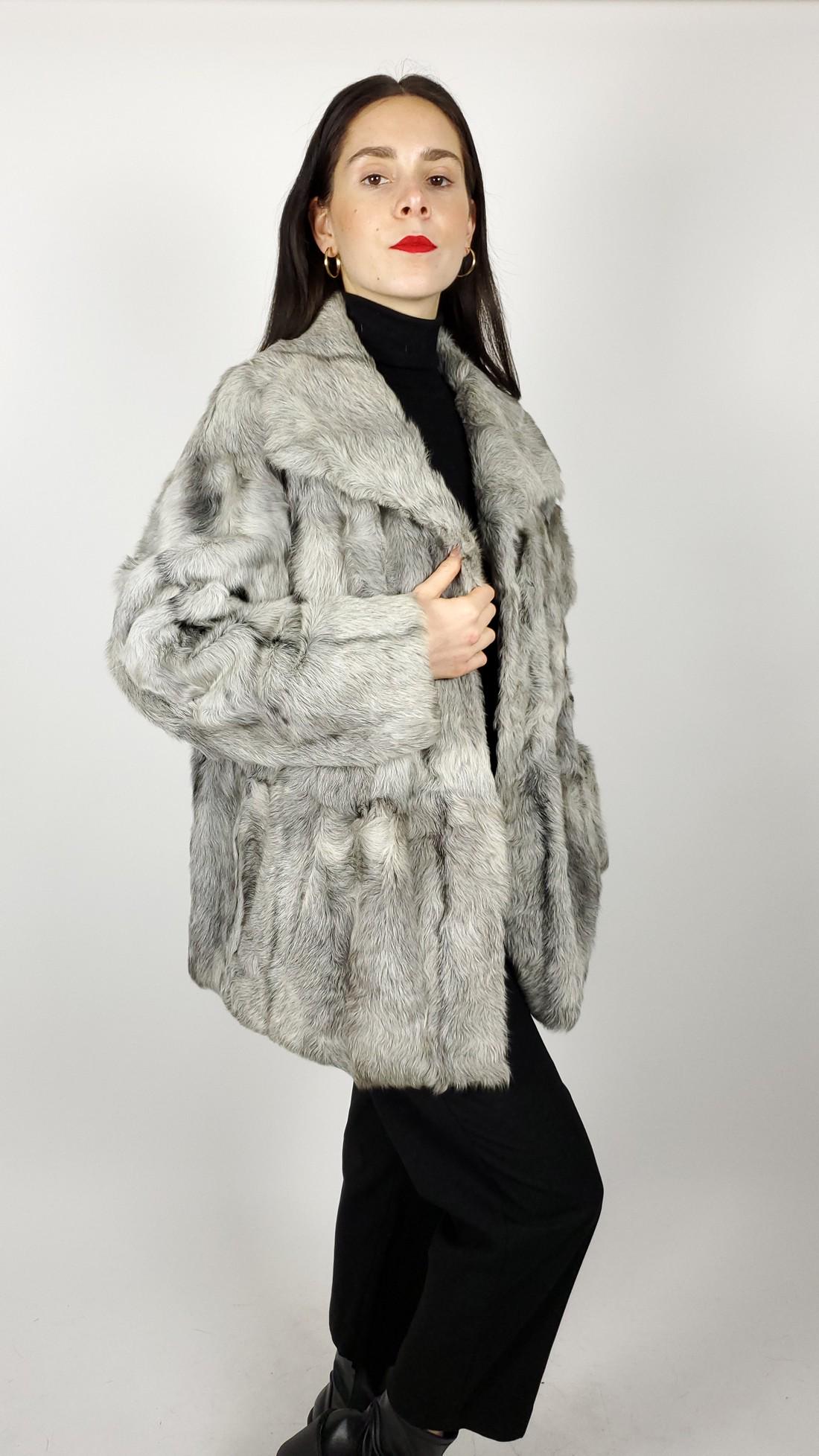 GREY LAMB FUR JACKET (1 of 7)