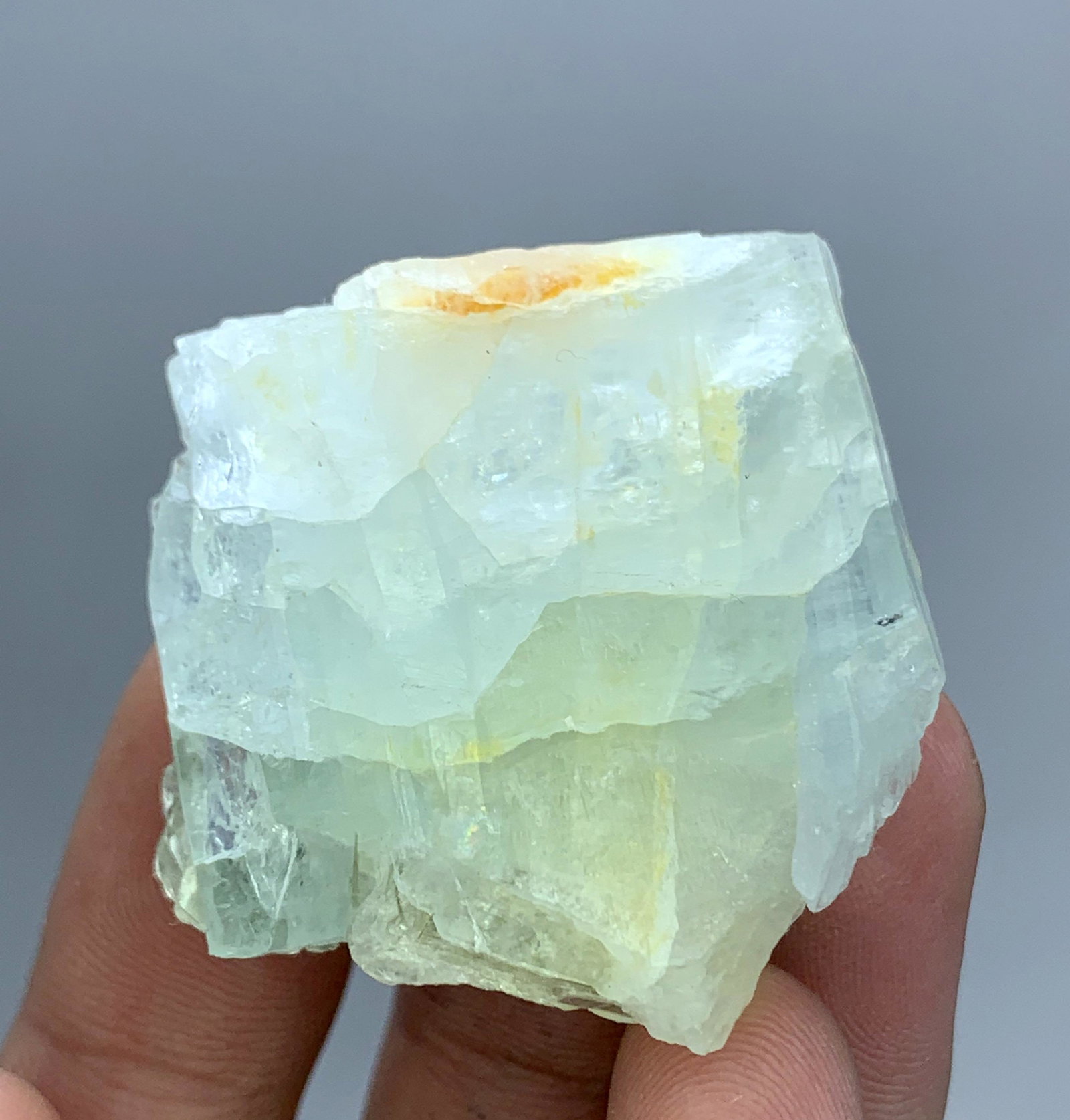 46 Gram Amazing Natural Aquamarine Specimen: Title: 46 Gram Amazing Natural Aquamarine Specimen Weight: 46 Gram Size/Dimension: 38x38x22 mm Origin: Pakistan Reserve: $20.00 Shipping: Domestic: Flat-rate of $15.00 to anywhere within the contiguou