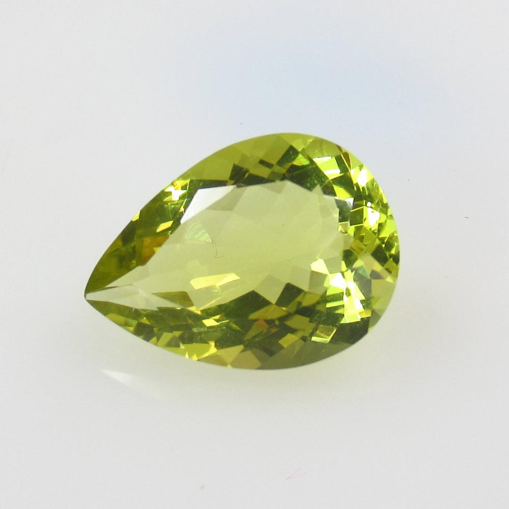 6.77 Ct Natural Lemon Quartz Pear Cut: No Reserve! Title: 6.77 Ct Natural Lemon Quartz Pear Cut Stone Clarity: VVS Gemstone: Natural Lemon Quartz Carat Weight: 6.77 Size/Dimensions: 16.10 x 11.70 x 7.10 mm Additional Information: Good Lust