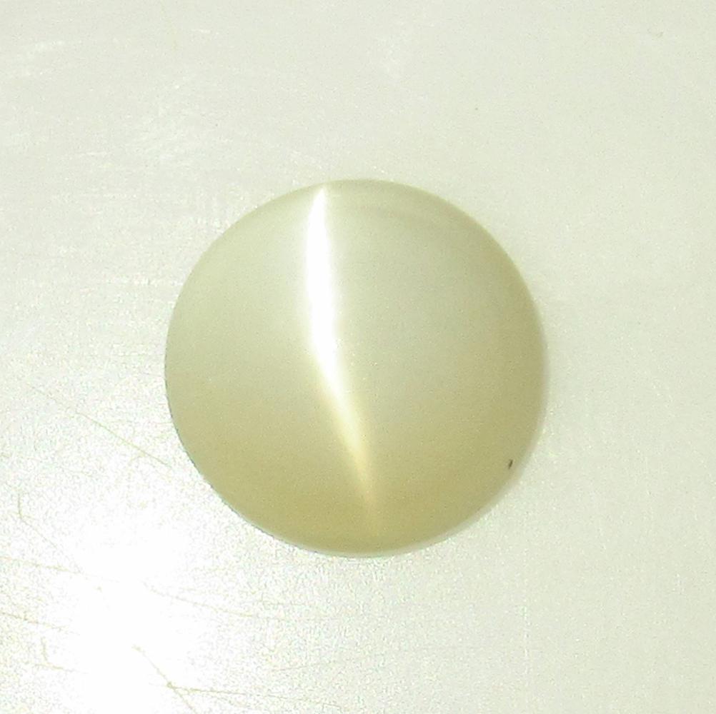 3.83 Ct Natural Moonstone Round Cab (1 of 2)