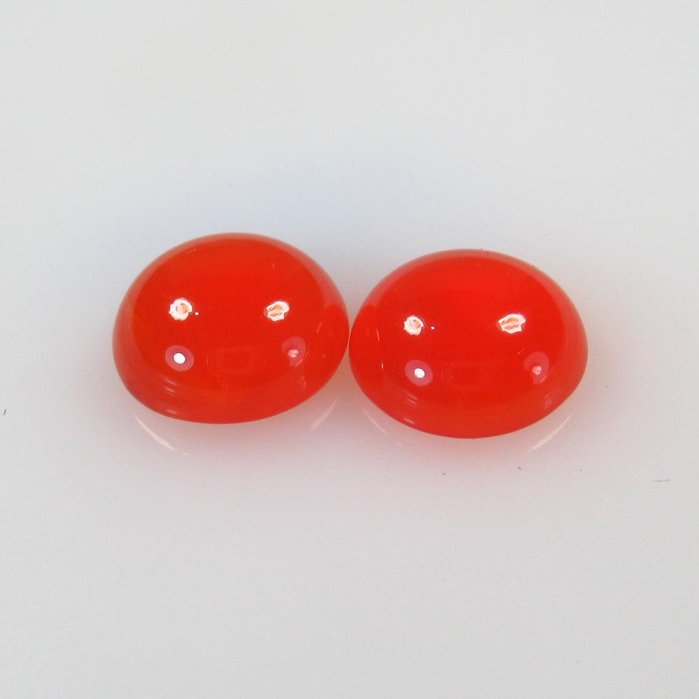 8.11 Ct Natural Orange Carnelian Round Pair: No Reserve! Title: 8.11 Ct Natural Orange Carnelian Round Pair Stone Clarity: Semi-Transparent Gemstone: Natural Carnelian Carat Weight: 8.11 Size/Dimensions: 11.10 x 11.10 x 6.90 mm / 2 PC's Addition