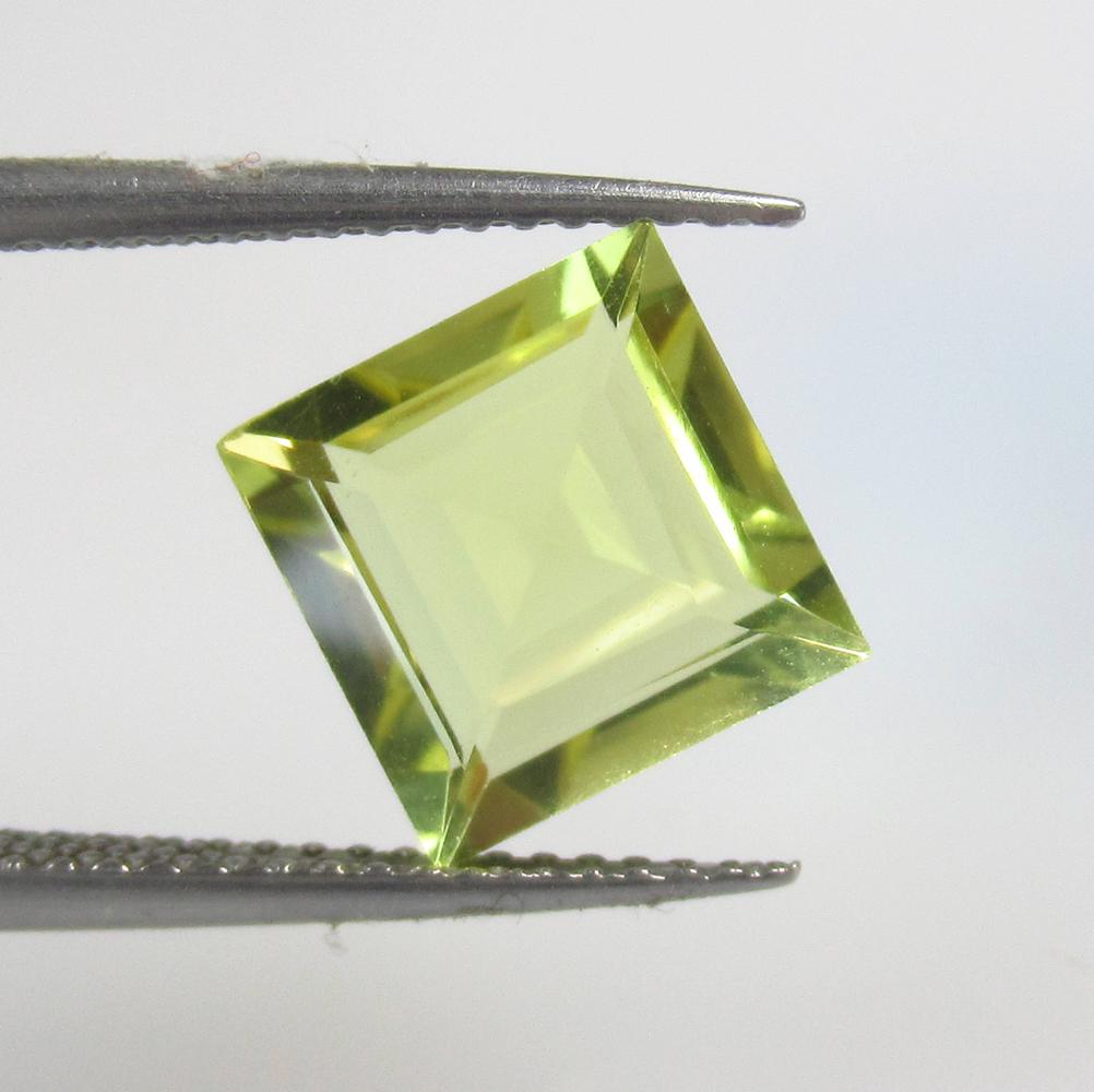 2.64 Ct Natural Lemon Quartz Square Cut (1 of 2)