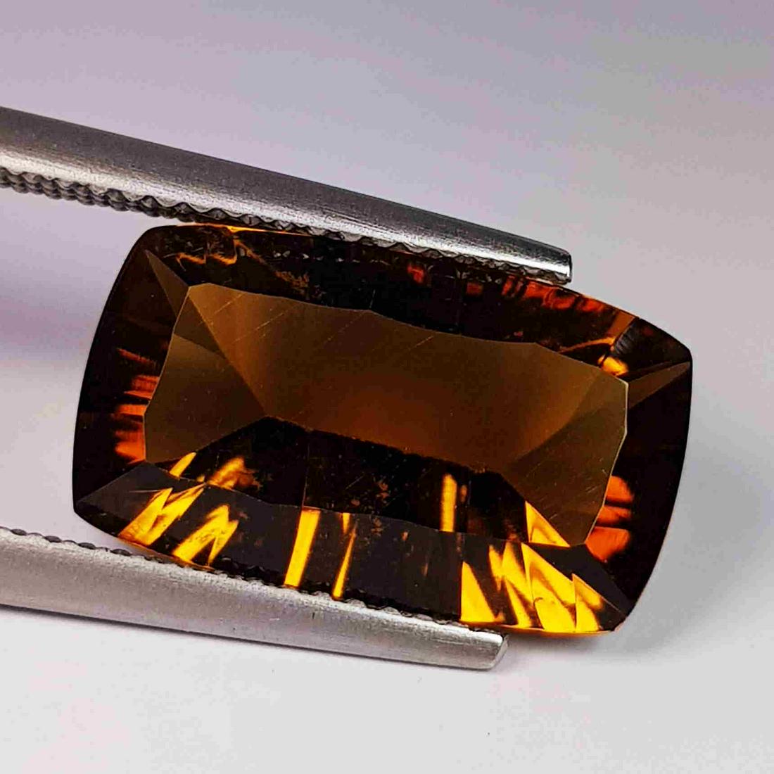 5.50 Ct Exclusive Gem Concave Cut Natural Citrine (1 of 5)