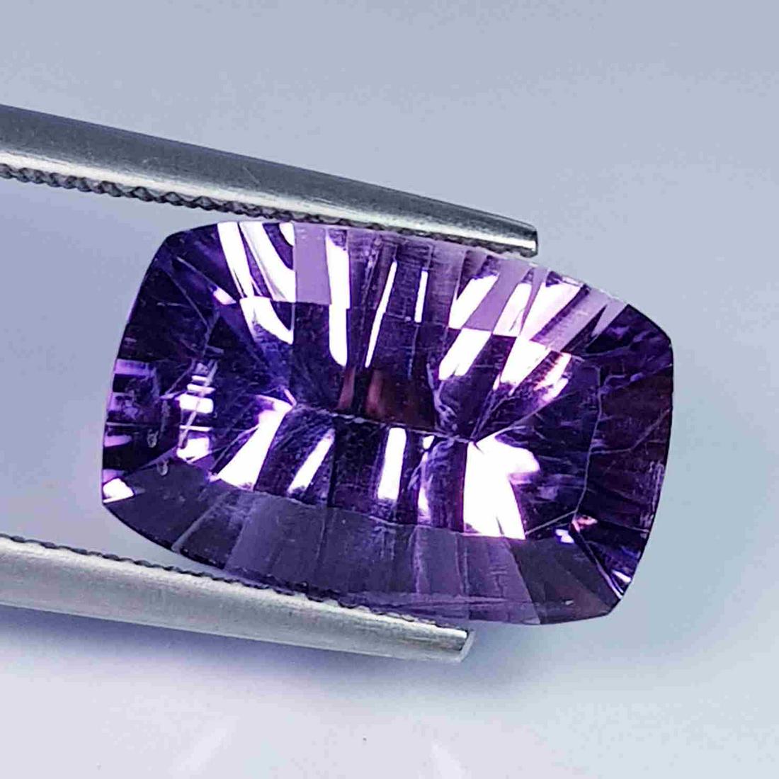 7.47 Ct Exclusive Gem Concave Cut Natural Amethyst (1 of 5)