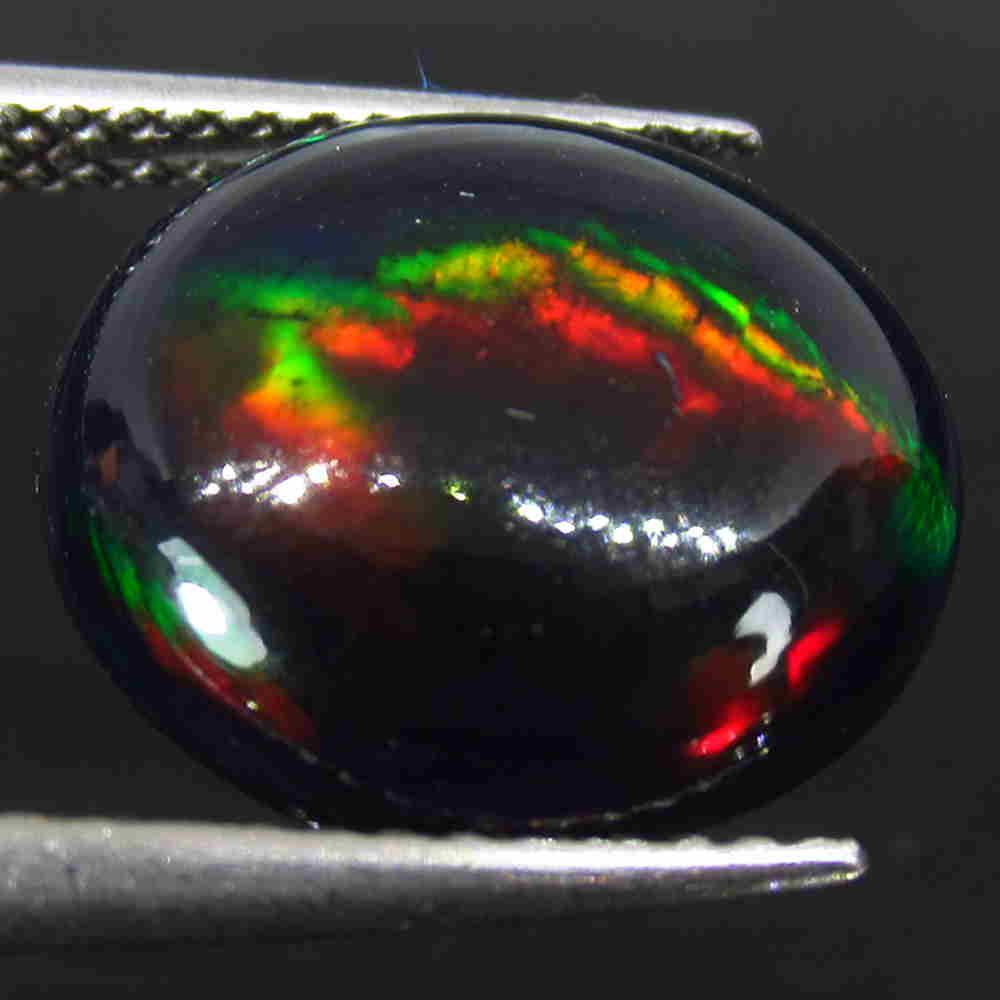 2.97 Cts Natural Black Opal (1 of 3)
