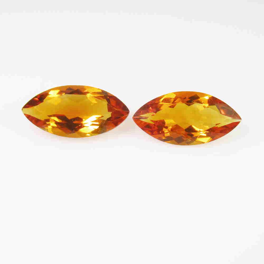 4.71 Cts Natural Citrine 2 Pcs (1 of 2)