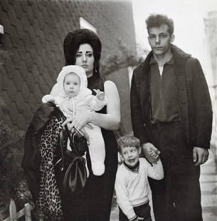 DIANE ARBUS - A Young Brooklyn Family, NYC, 1966: Artist: Diane ArbusTitle: A Young Brooklyn Family Going for a Sunday Outing, NYC, 1966Medium: Photo Litho, 1972, USADimensions: 8.3x8.45"Description: Heat Wax Mounted on 11x14" Conservation