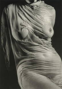 RUTH BERNHARD - Wet Silk, 1938: Artist: Ruth Bernhard Title: Wet Silk, 1938 Medium: Photo Litho, 1986, USA Dimensions: 6.5x9.3" Description: Heat Wax Mounted on 11x14" Conservation Board Artist Bio: Ruth Bernhard was a German-born A