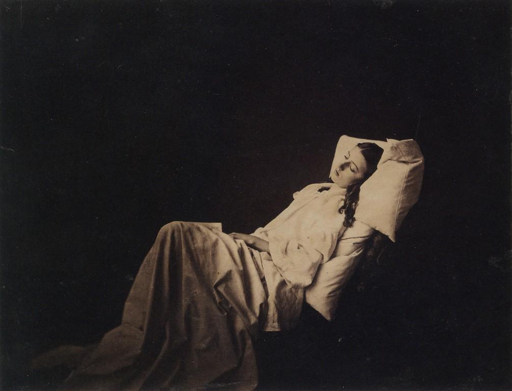 HENRY PEACH ROBINSON - She Never Told Her Love, 1857: Artist: Henry Peach Robinson Title: She Never Told Her Love, 1857 Medium: Photo Litho, 2008, USA Dimensions: 7.2x5.5" Description: Heat Wax Mounted on 8.5x11" Conservation Board Artist Bio: Henry Peac