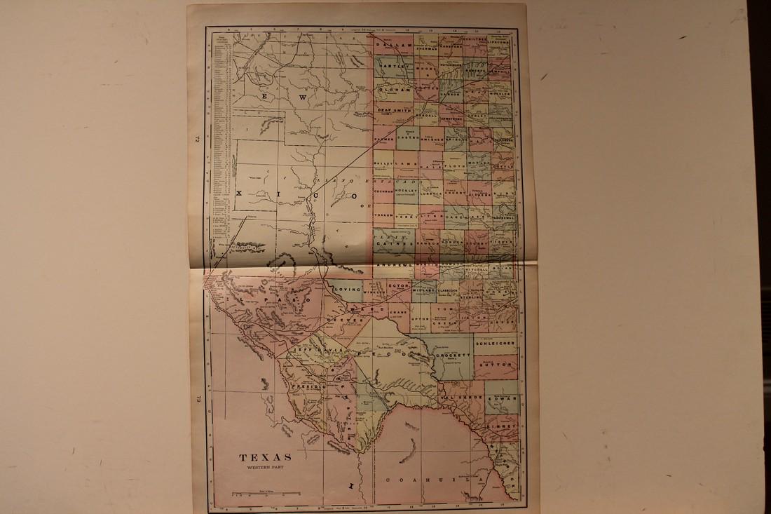 1890 Map of West Texas (1 of 3)