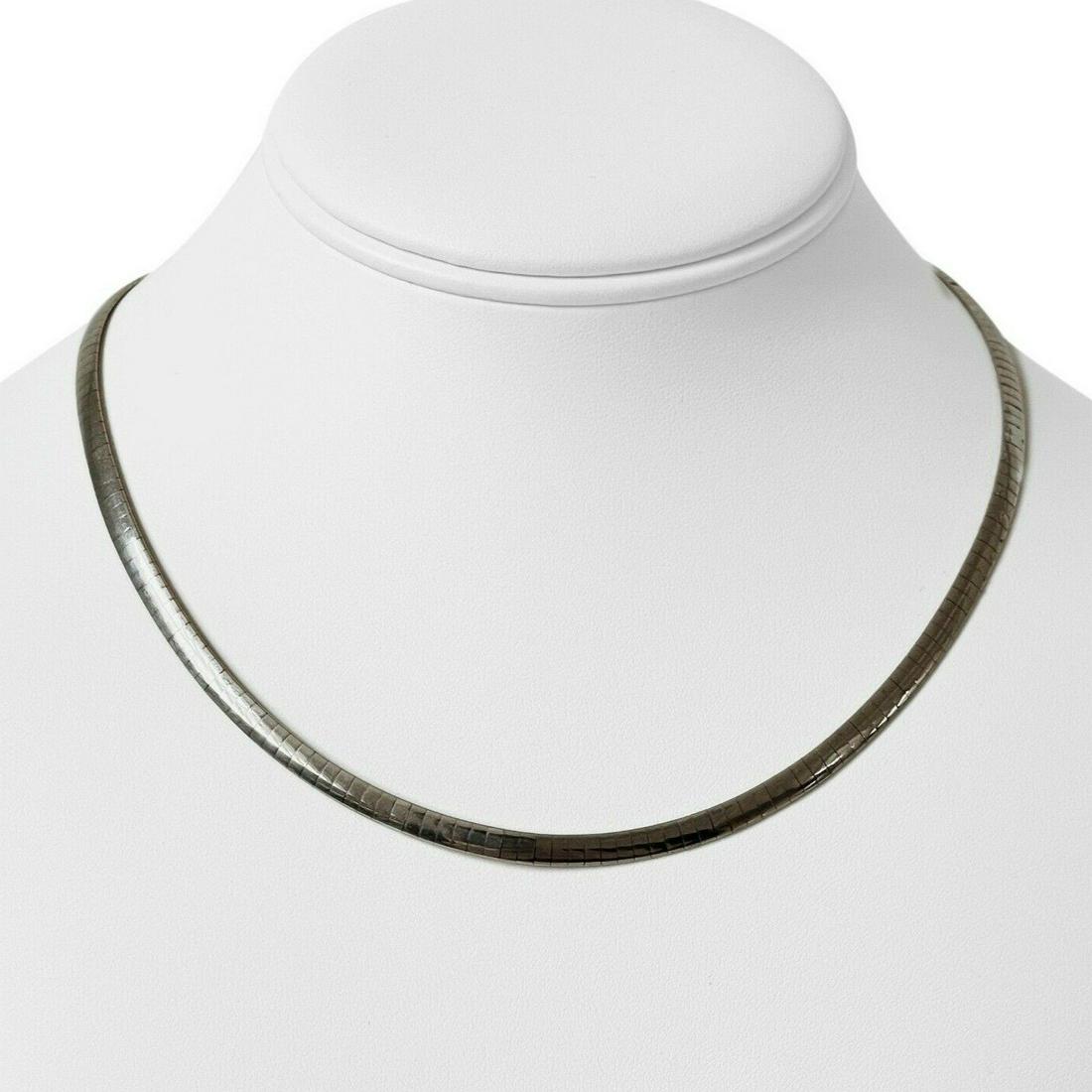 14k White Yellow Gold 15.4g Reversible Aurafin Omega