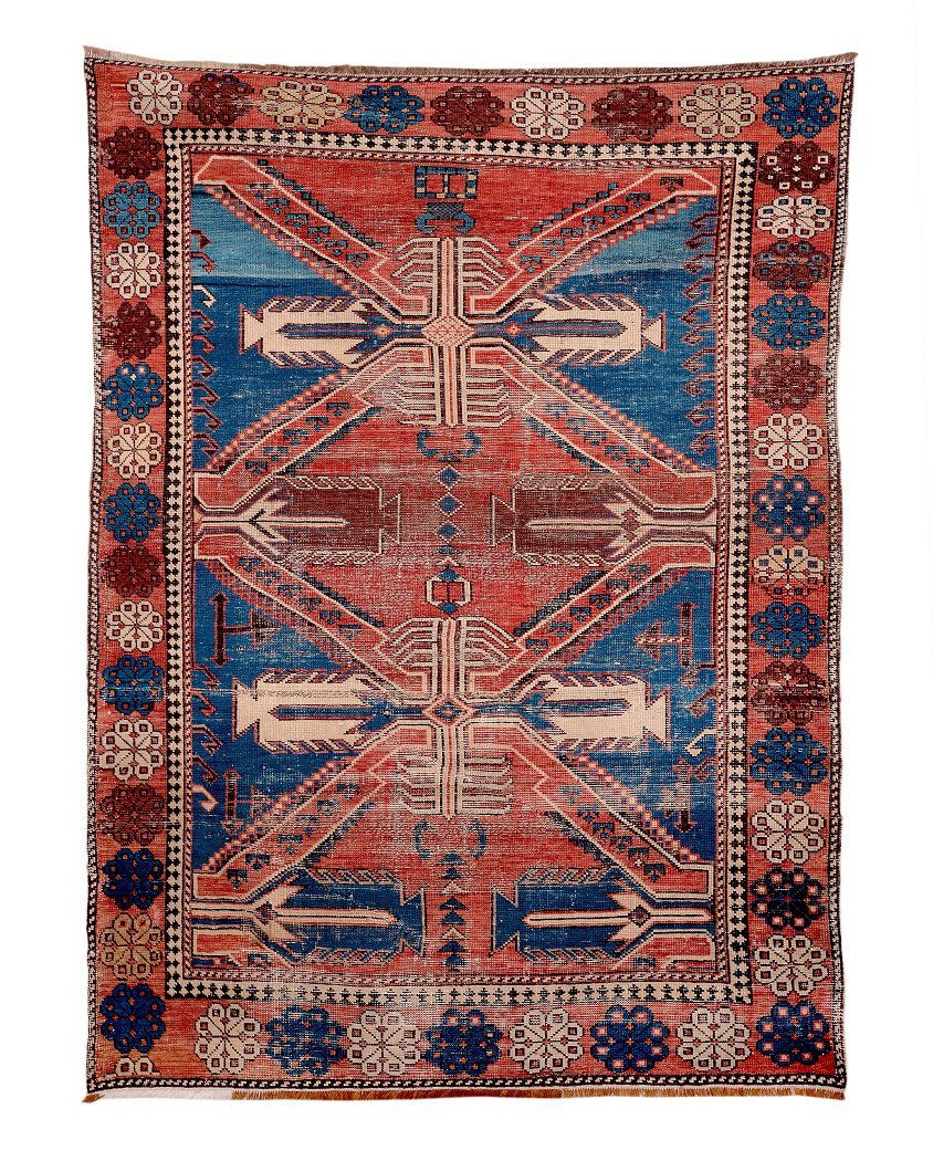 Antique Shirvan Rug 4.6x3.3< (1 of 4)