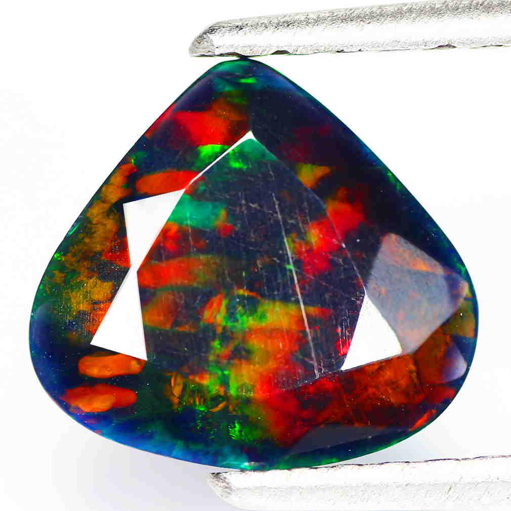 1.35Ct IF Pear cut 10 x 10 mm 3D Multi color Disco (1 of 2)