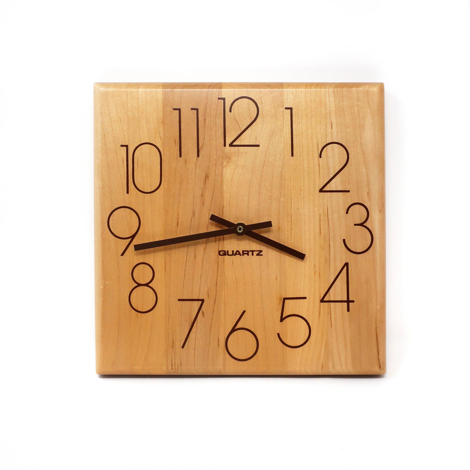 Mid-Century Modern Wood Wall Clock (1 of 4)