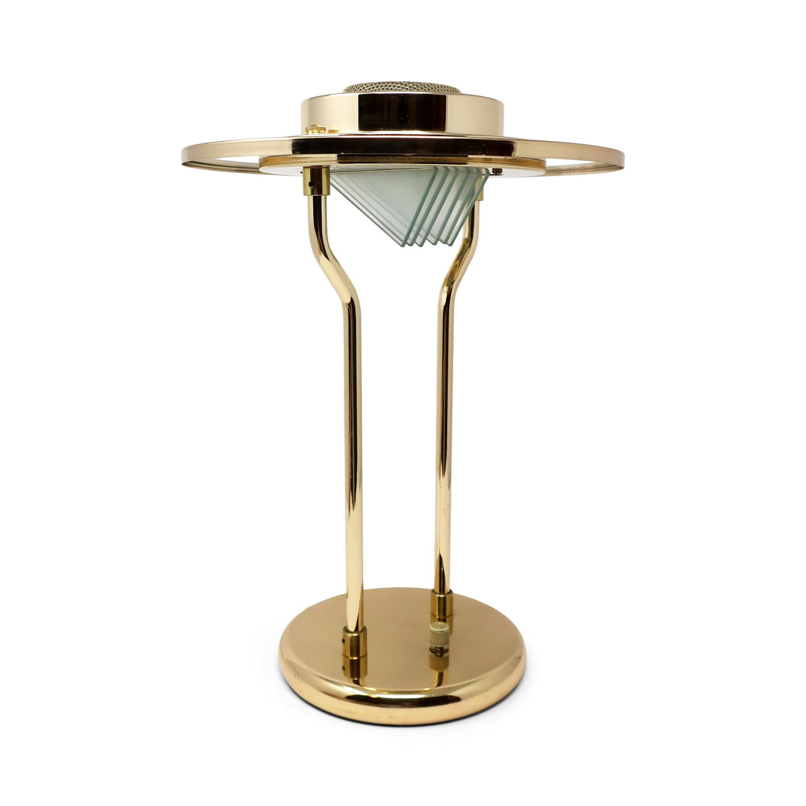 1980s Postmodern Brass Table Lamp (1 of 10)