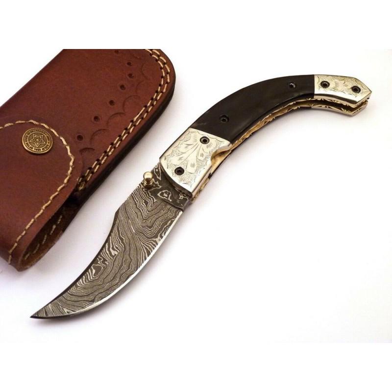 Handmade throwing damascus steel knife everyday carry: Knife "Marcus" Damascus knives are very durable, look great and keep sharpness perfectly. Damascus steel has high quality contents to give it an excellent edge and sharp cutting ability. The blade ret