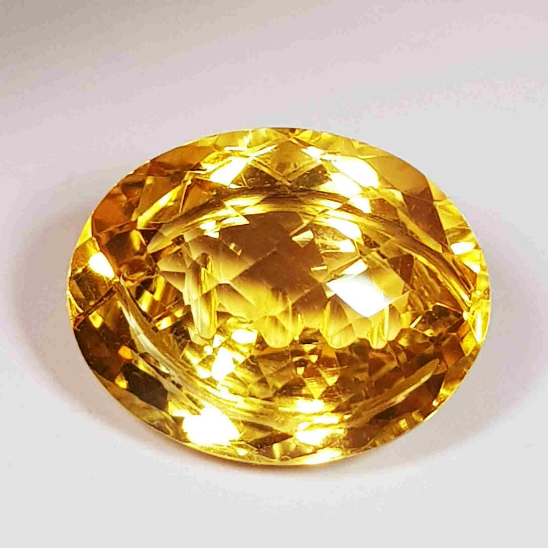 Natural Citrine Oval Flower Cut 9.30 ct (1 of 5)