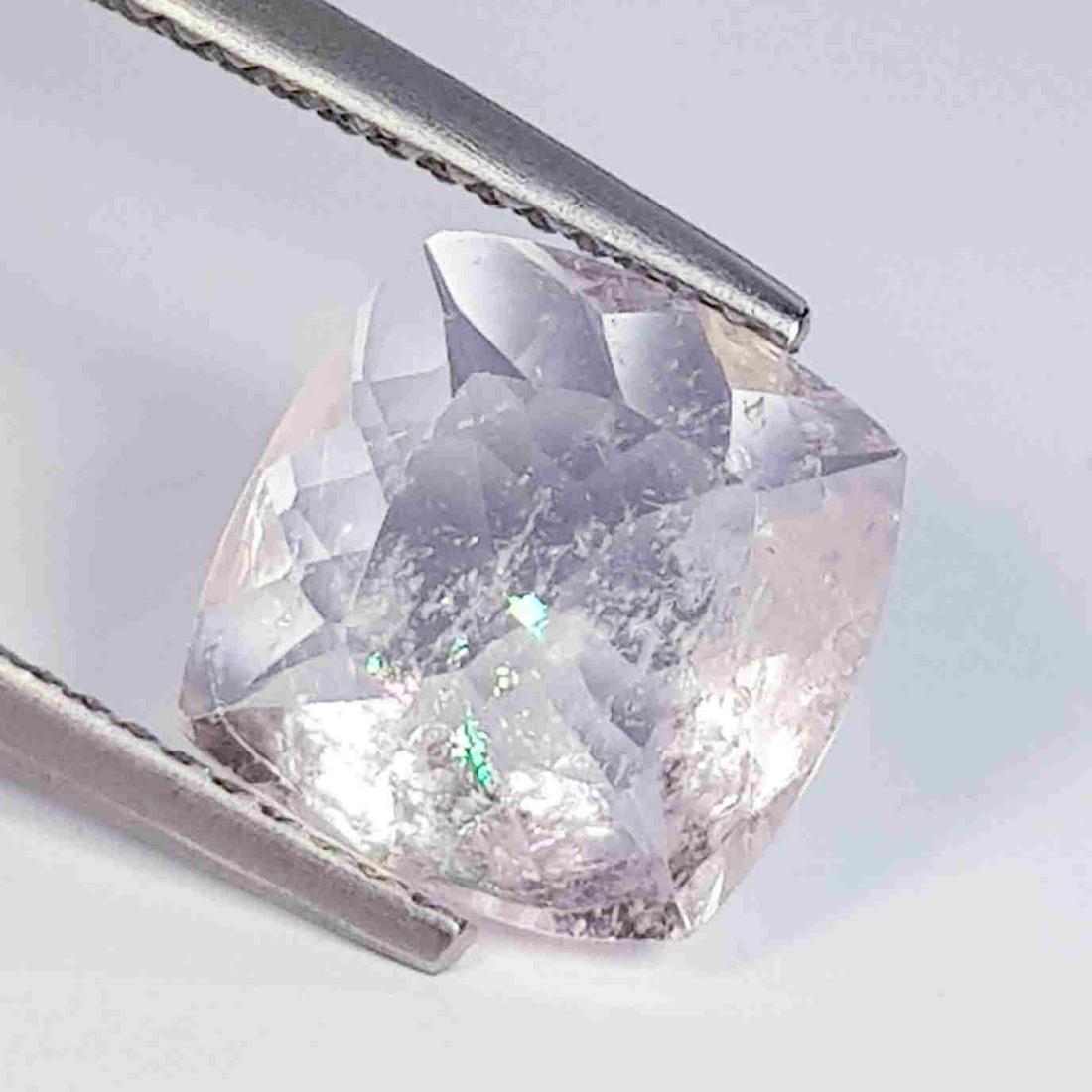 2.53 ct Natural Morganite Cushion Cut: No Reserve! Title: 2.53 ct Natural Morganite Cushion Cut Color/Clarity: SI Gemstones: Loosegemstone Carat Weights: 2.53 Size/Dimensions: 10.00 x 9.80 x 4.10 Additional Information: Cushion / Brazil Sh