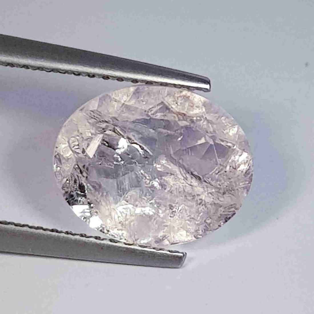 3.42 ct Natural Morganite Oval Cut (1 of 5)