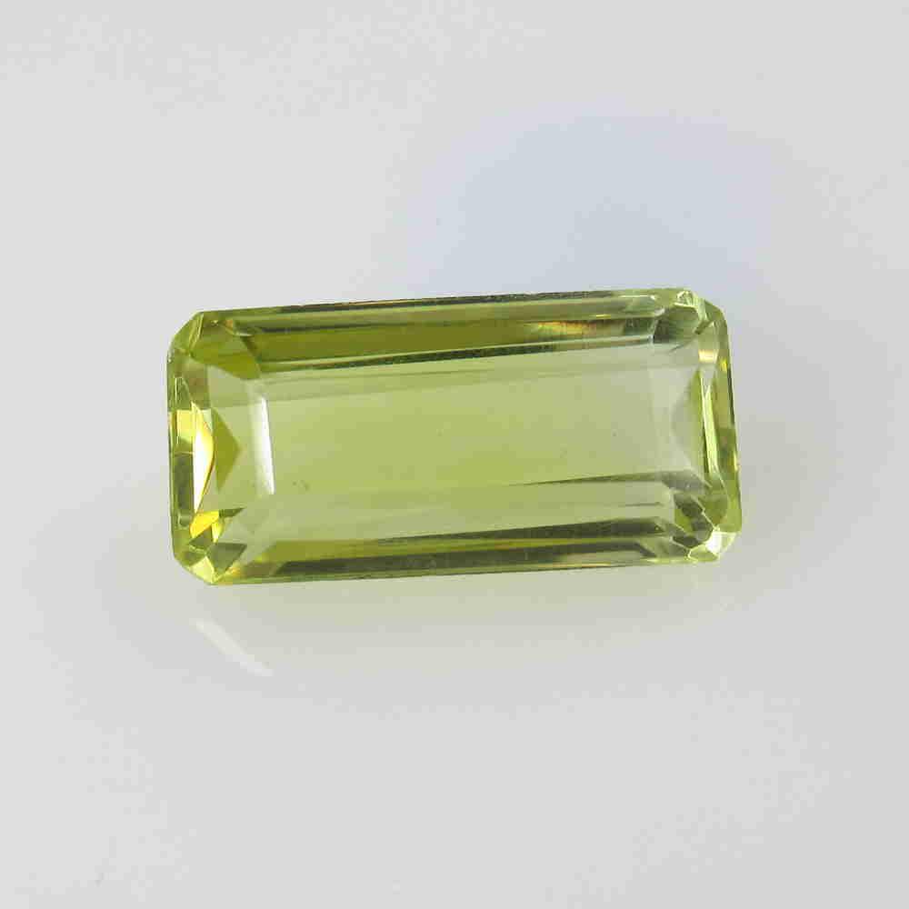 9.42 Ctw Natural Lemon Quartz Octagon Cut: No Reserve! Title: 9.42 Ctw Natural Lemon Quartz Octagon Cut Stone Clarity: VVS Gemstone: Lemon Quartz Carat Weight: 9.42 Size/Dimensions: 18.40 x 9.00 x 7.00 mm Additional Information: Top Quality Lu