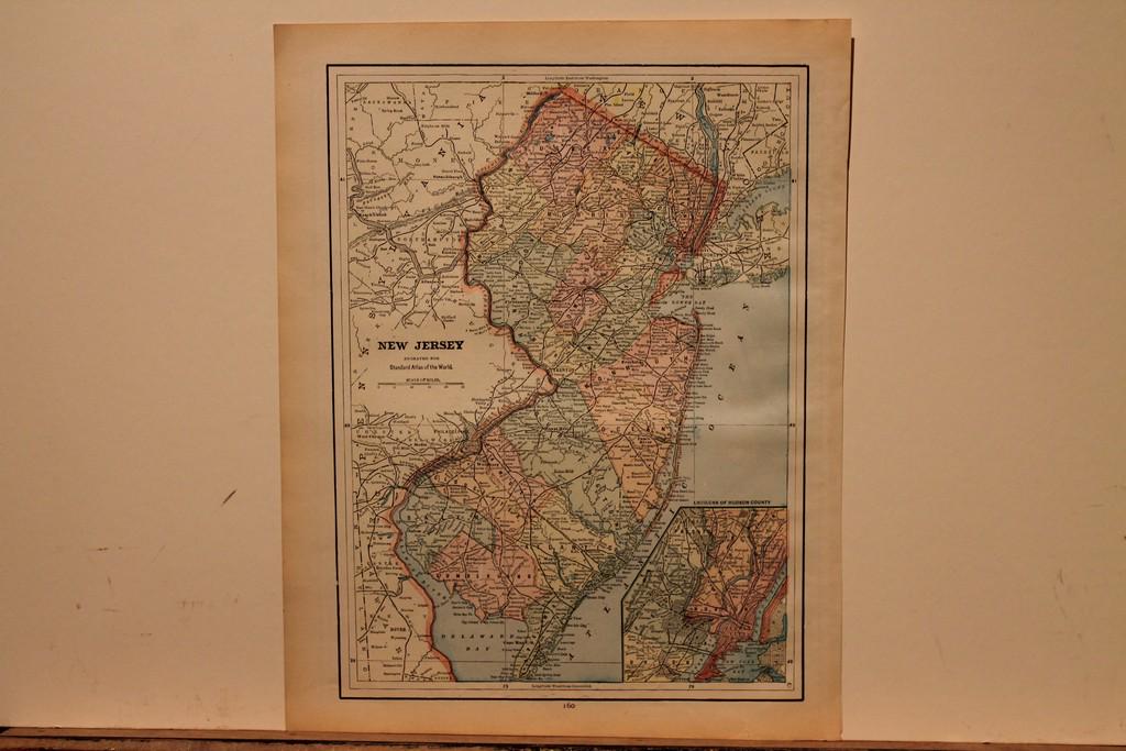 1888 Map of New Jersey (1 of 3)