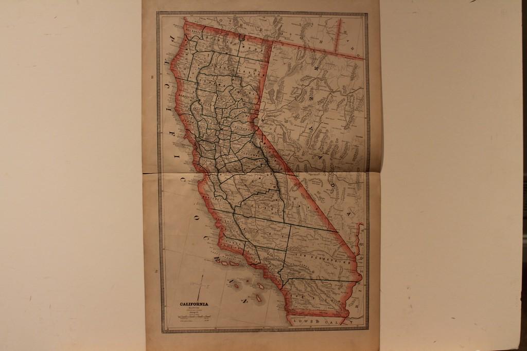 1883 Map of California (1 of 3)