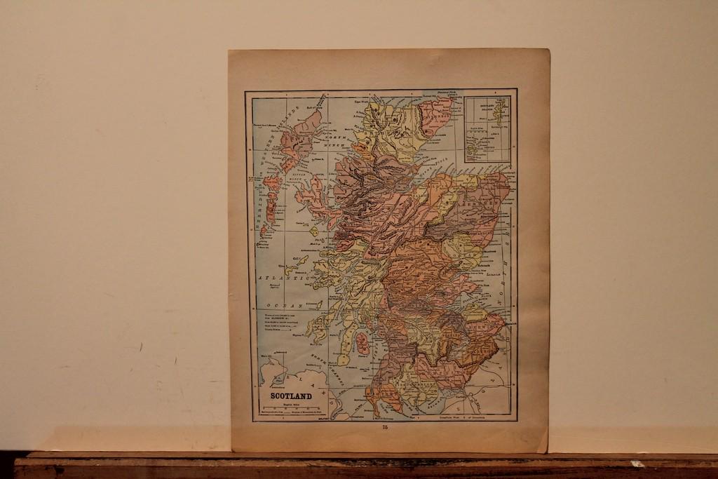 1889 Map of Scotland (1 of 3)