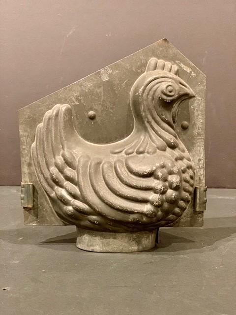 c. 1890 Rooster Chocolate Mold (1 of 2)