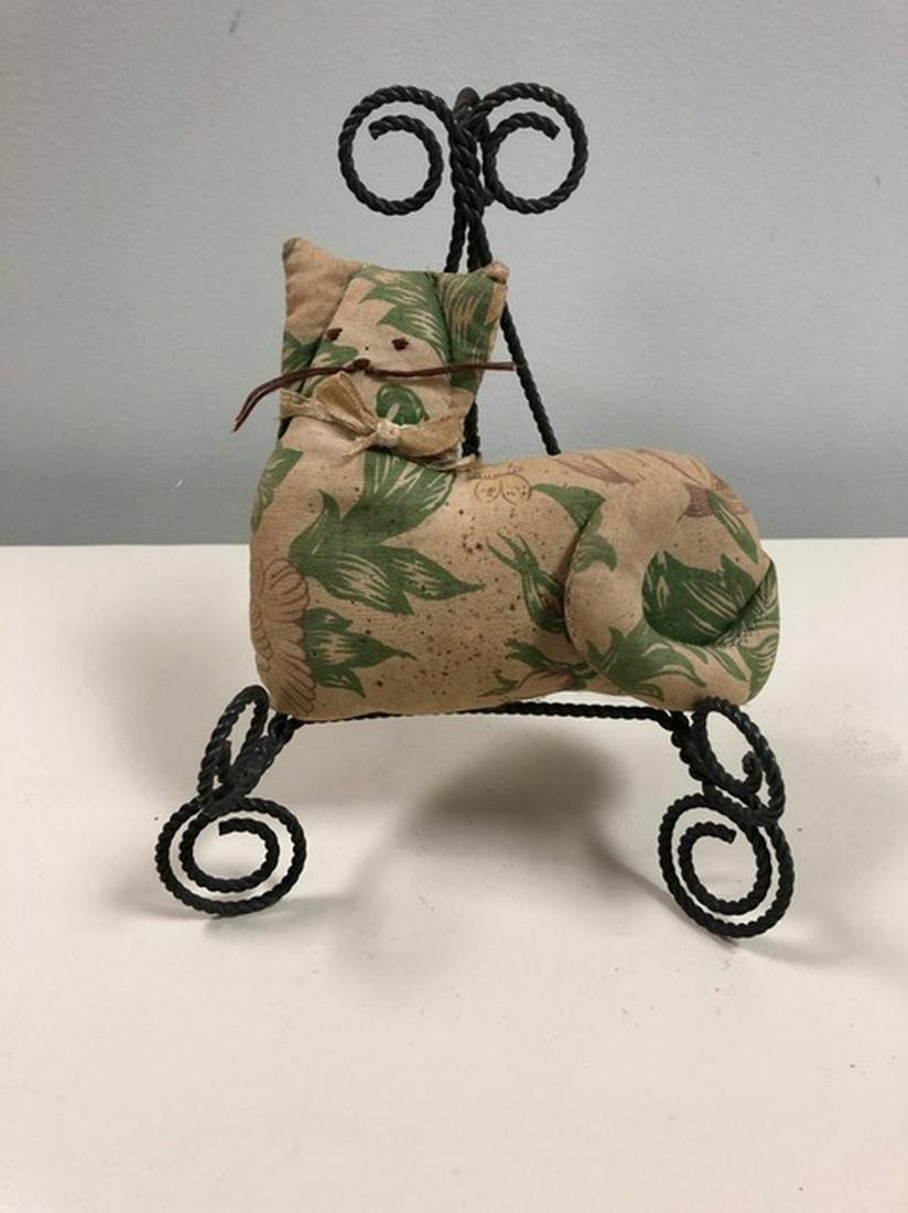 Folk Art Cloth Cat Toy (1 of 2)