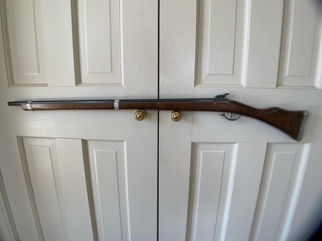 Cap Gun Rifle: Title: Cap Gun Rifle Additional Information: A nice cap gun in the shape of a percussion rifle, 37” long, good condition Shipping: Domestic: Shipping rates are determined by destination Internat