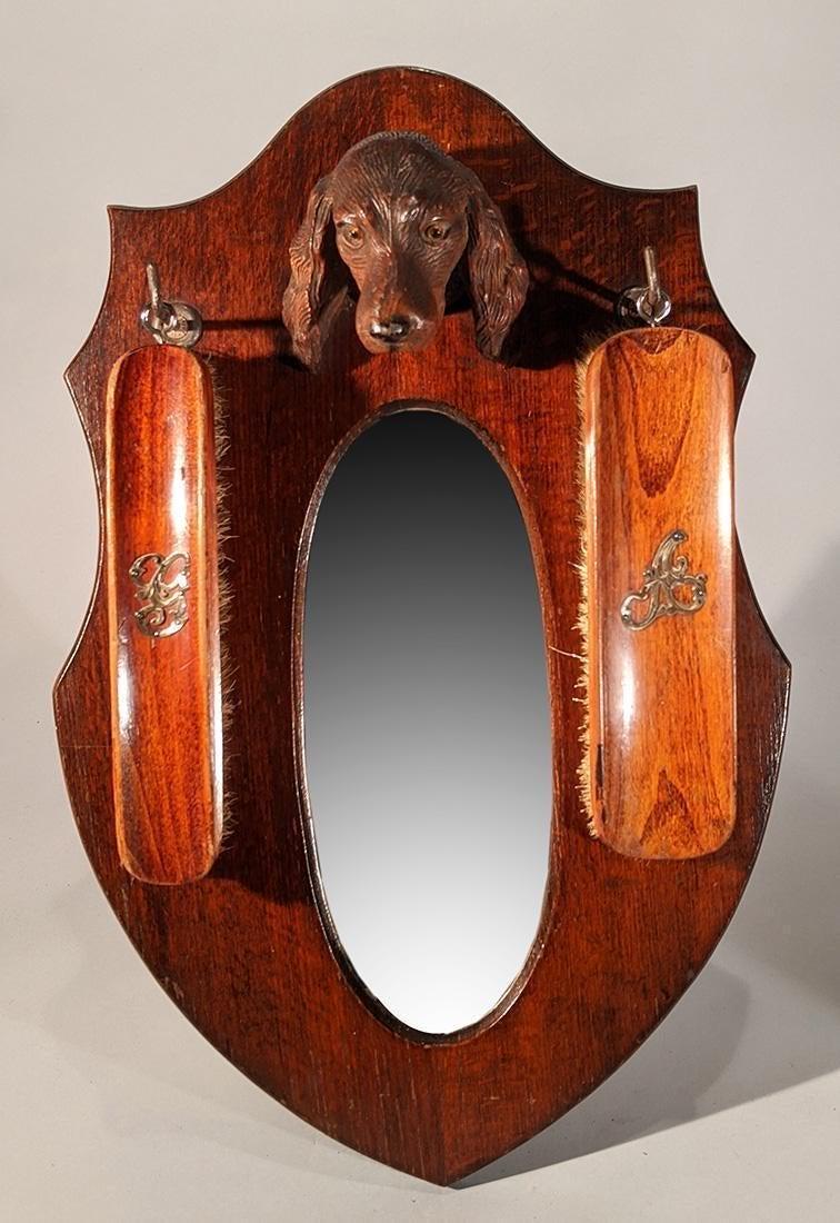 Black Forest Dog & Mirror Brush Set (1 of 5)