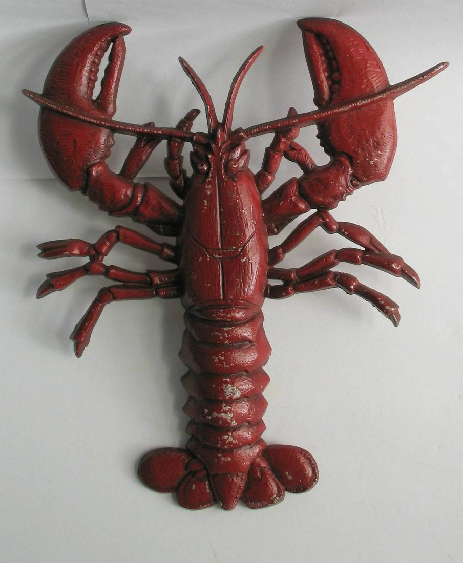 Vintage cast metal lobster. (1 of 1)