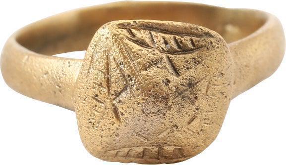 ROMAN PROSTITUTE'S RING 1st-3rd C.AD SIZE 6 (1 of 3)