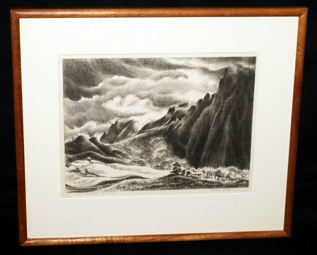 46 Hawaii Litho Print Gathering Together Hartley Gurrey (1 of 8)