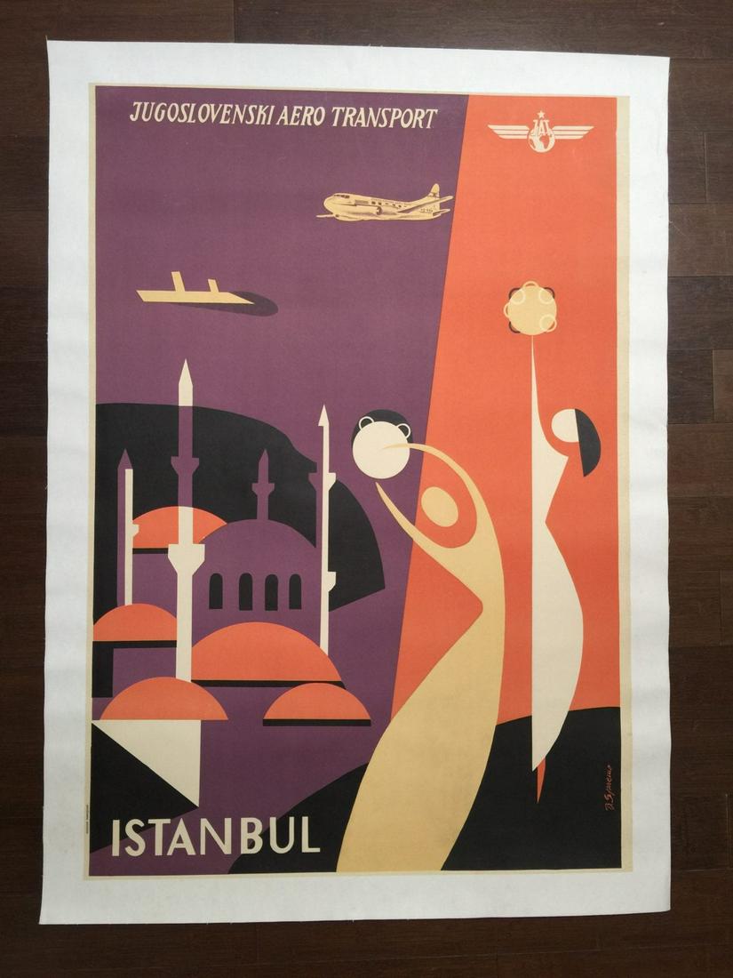 Yugoslavia Travel - Istanbul - Art by Sedad Hakki Eldem (1 of 1)