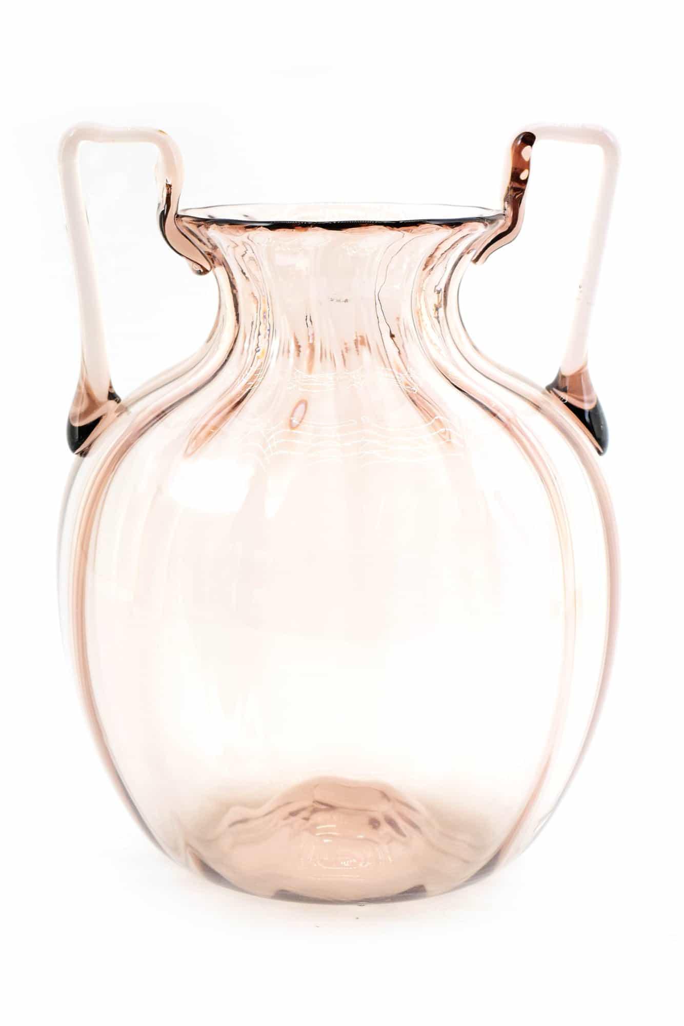 Vittorio Zecchin - Vintage Murano Glass vase: Title: Vittorio Zecchin - Vintage Murano Glass vase Maker: Vittorio Zecchin - Pauly & C. Date/Period: 1930 Origin: Murano Size: 12 x 9,5 cm 130 grams Materials: glass Additional Information: Vintage M