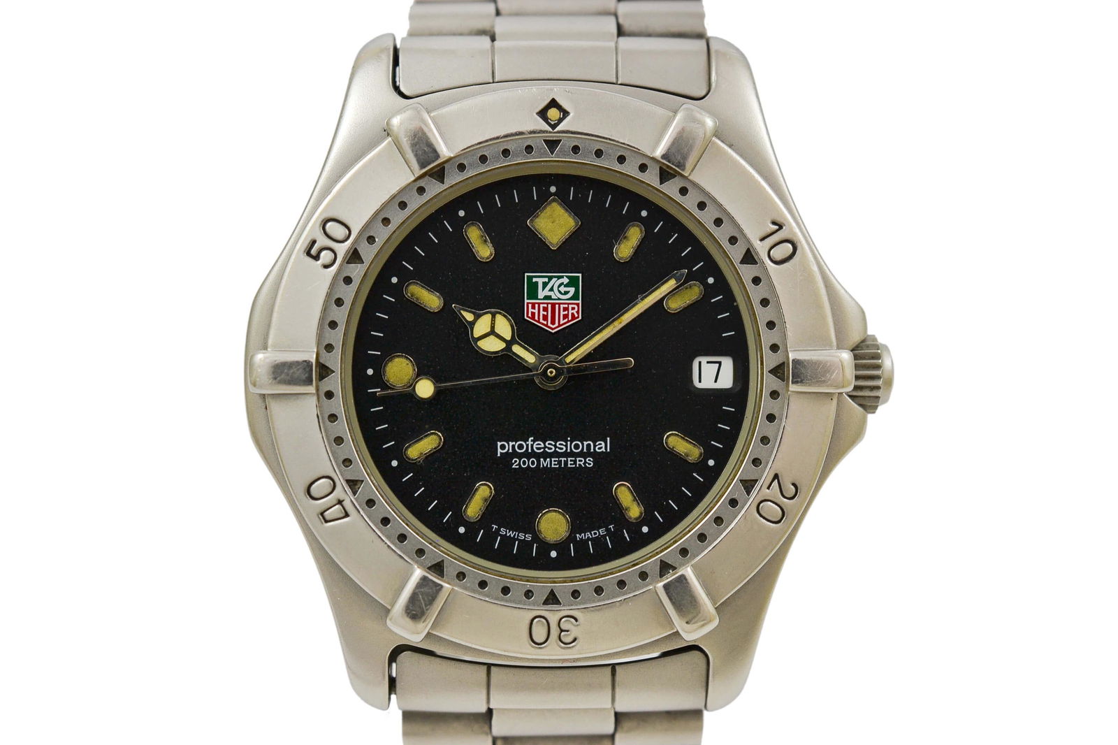 Vintage Tag Heuer 2000 Series WE1110-R Quartz Stainless (1 of 8)