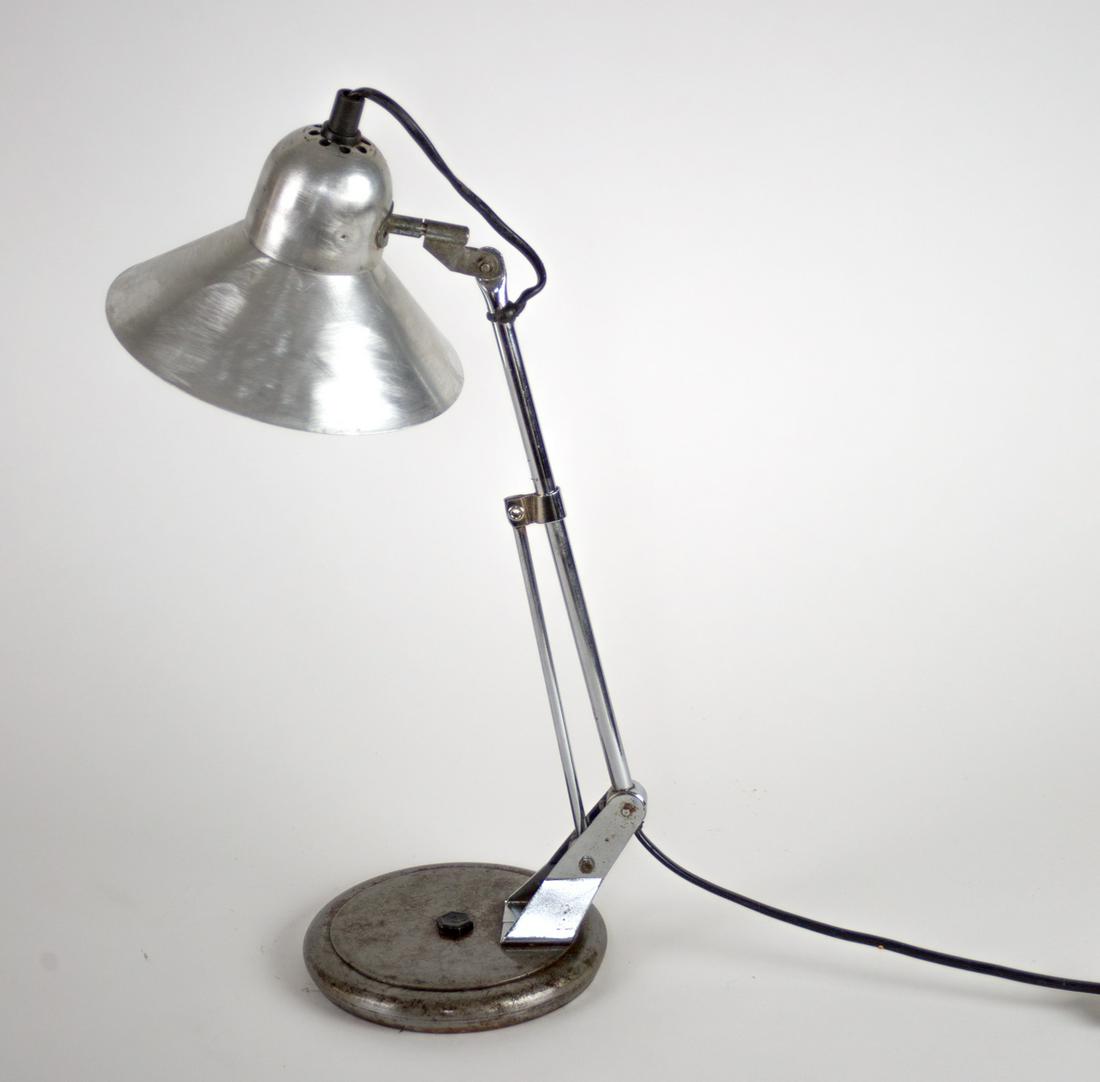 FRENCH INDUSTRIAL MODERNIST TASK LAMP 1970 ALUMINOR (1 of 4)