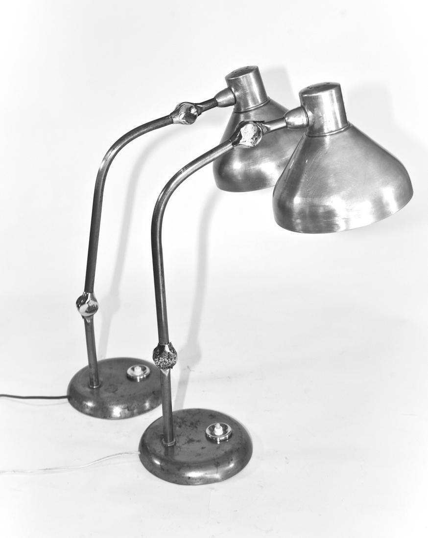 Pair of Modernist JUMO task lamp GS1 mid century (1 of 4)