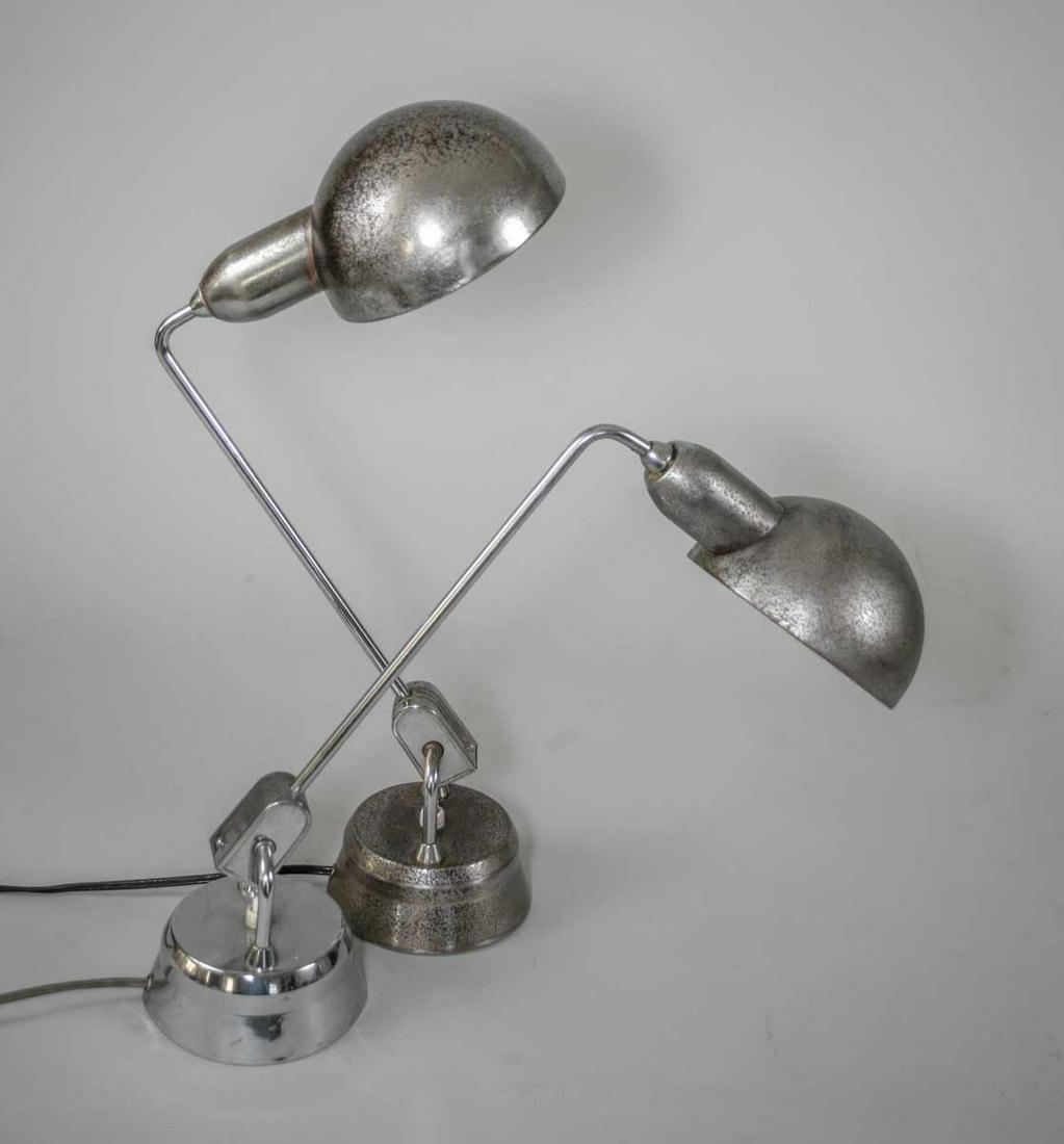 PAIR of FRENCH MODERNIST JUMO DESK LAMP CHARLOTTE (1 of 5)