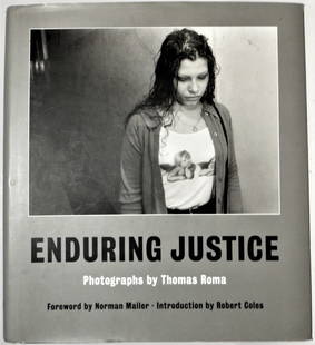Enduring Justice: Photographs by Thomas Roma- Signed: Title: Enduring Justice: Photographs by Thomas Roma- Signed Author: Thomas Roma Date: 2001 Publisher: PowerHouse Books, NY Edition: First edition Additional Information: Camping out in the Brooklyn Cr