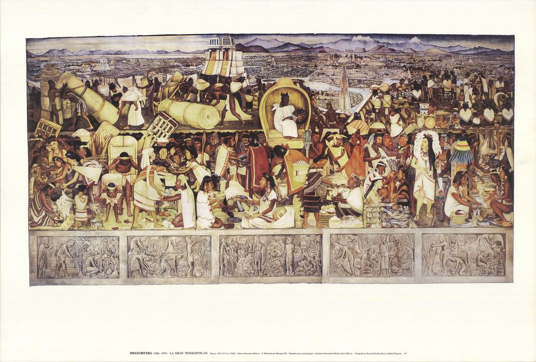 Diego Rivera: The Great City of Tenochtitlan (lg) (1 of 1)