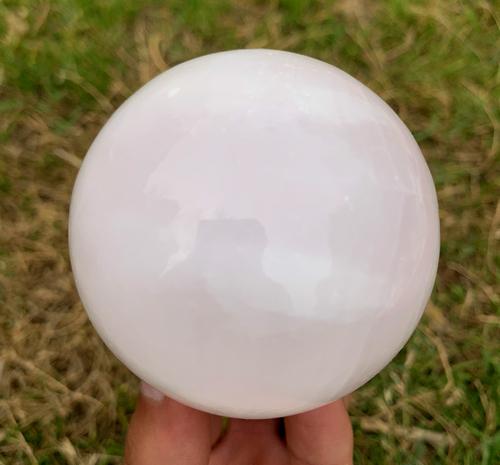 416 Gram Top Quality Pink Calcite Sphere (1 of 3)