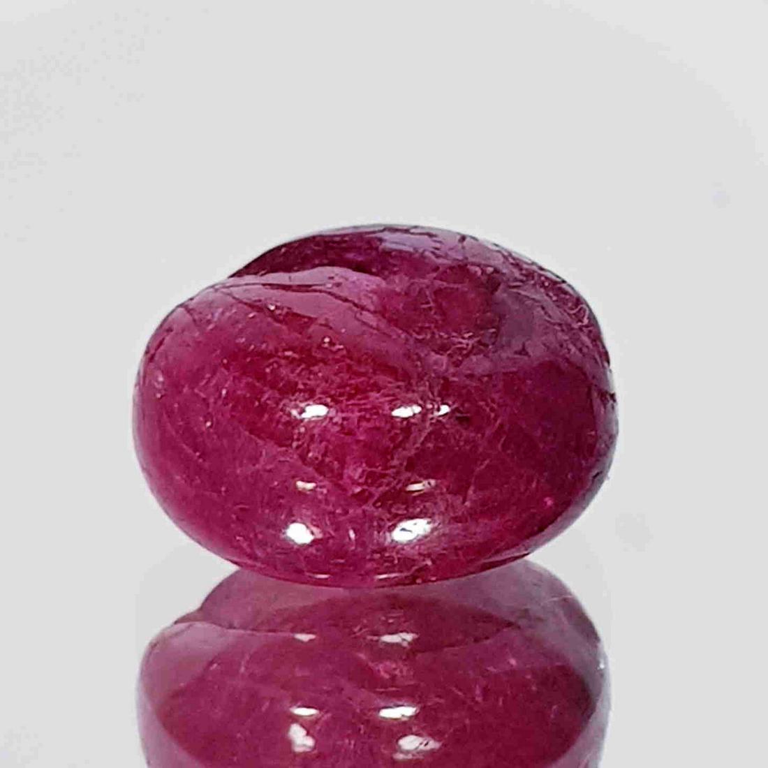 10.20 ct Natural Ruby Round Drilled (1 of 5)