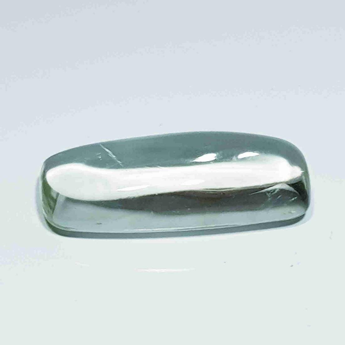7.60 ct Natural Green Amethyst Rectangle Cabochon (1 of 5)
