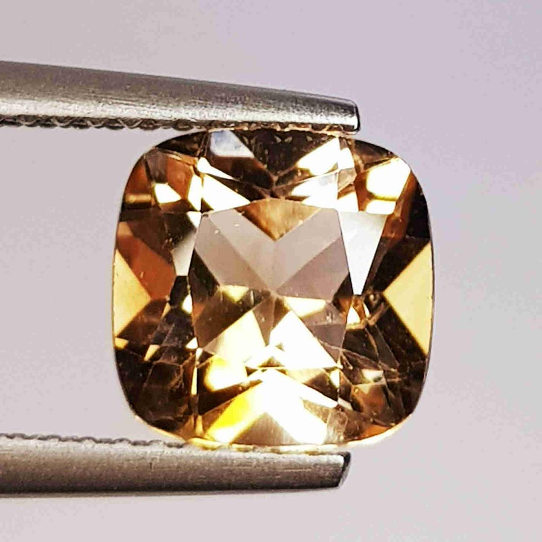 2.64 ct Natural Champagne Topaz Cushion Cut (1 of 4)